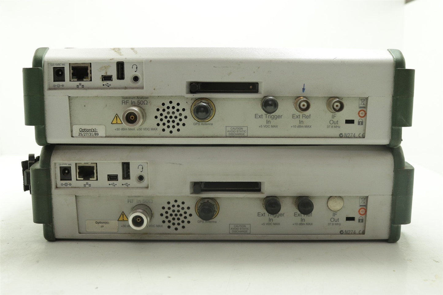 LOT OF 2 Anritsu MS2724B 9khz - 20GHz Spectrum Analyzer FOR PARTS
