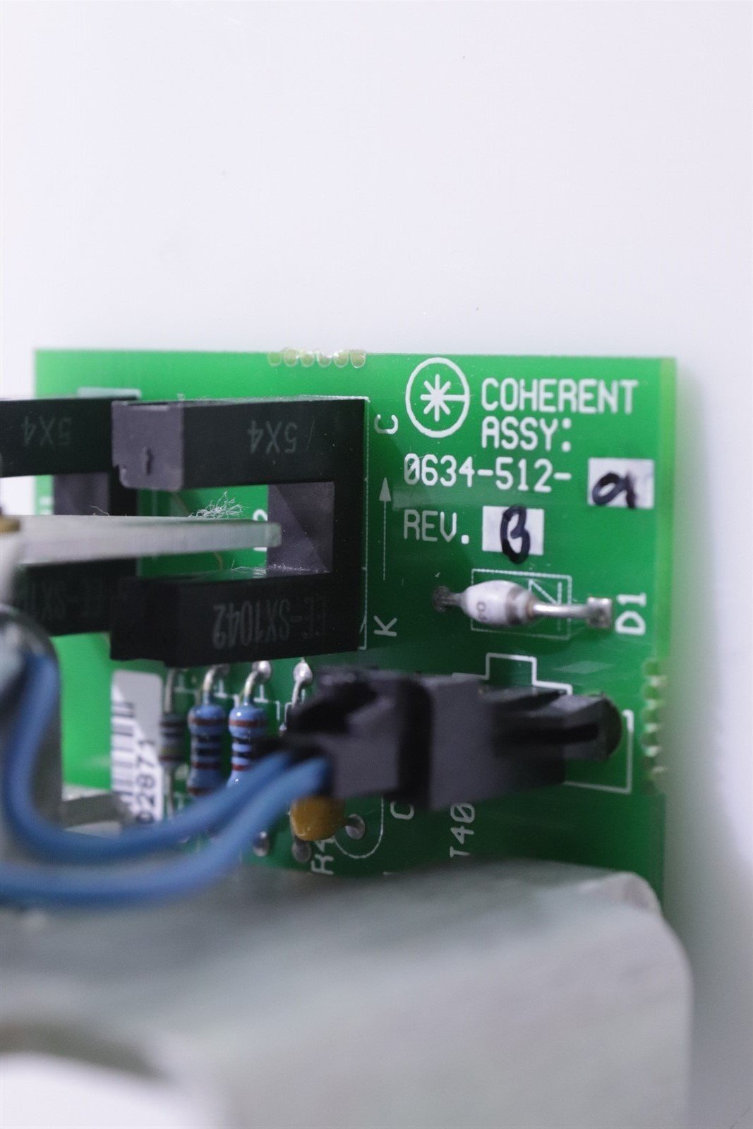 Coherent Lumenis acupulse Laser Beam Block Shutter solenoid with beam absorber