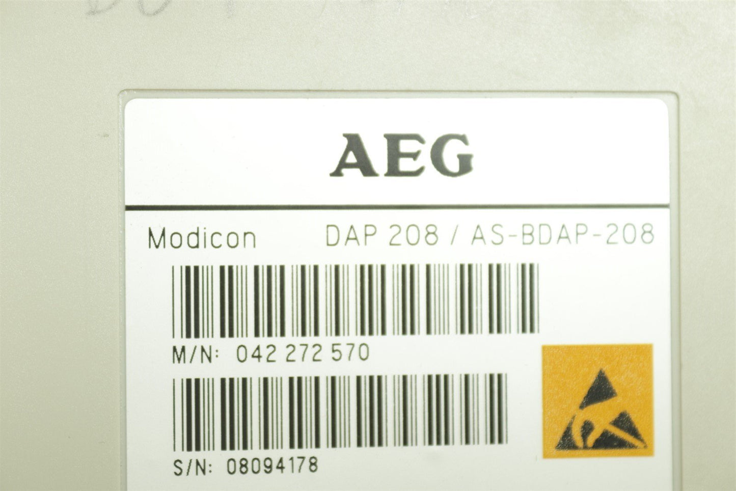 AEG Modicon DAP208 AS-BDAP-208 Module 042-272-570