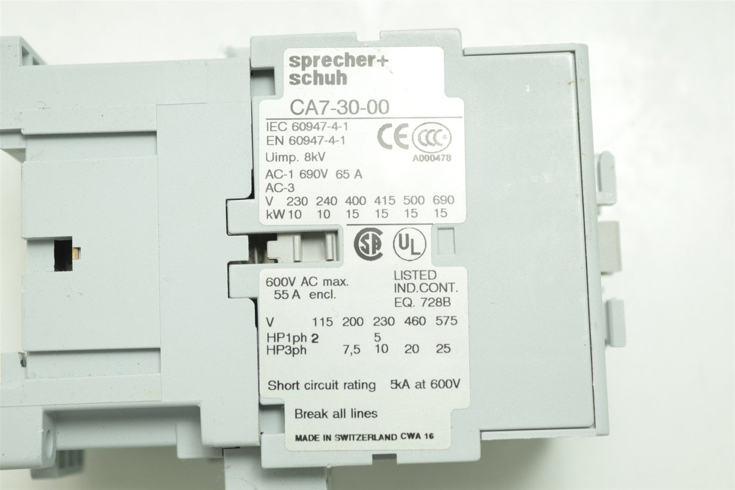 Lumenis VersaPulse Powersuite Holmium 100w Sprecher & Schuh CA7-30-00 + CA7-PA