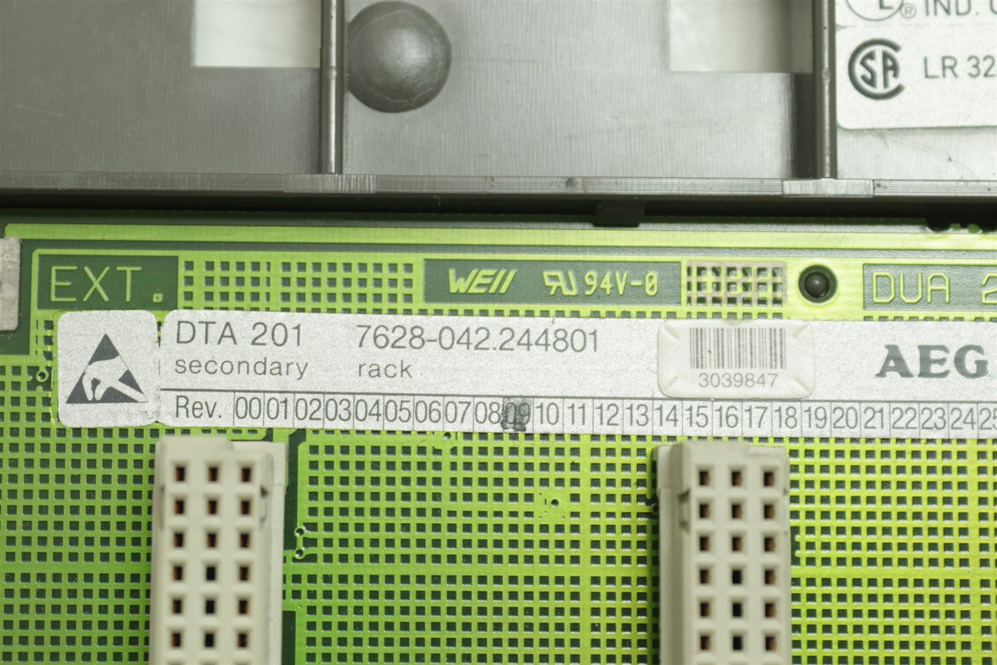 AEG Modicon Secondary Rack DTA 201 7628-042.244801