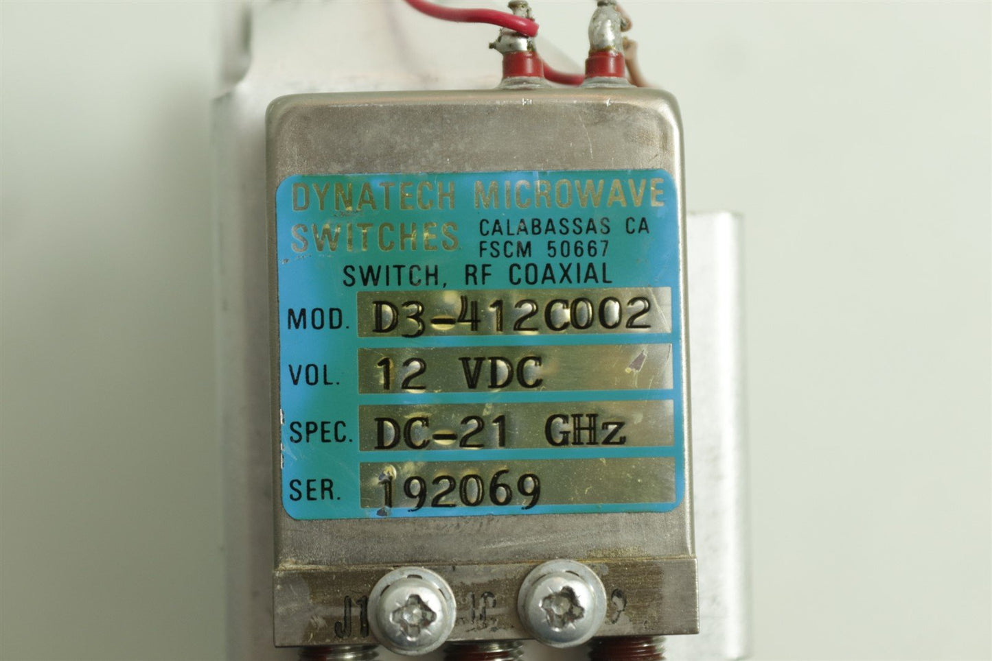 Tektronix 2792 Spectrum Analyzer YIG Tuned Filter 119-2048-00