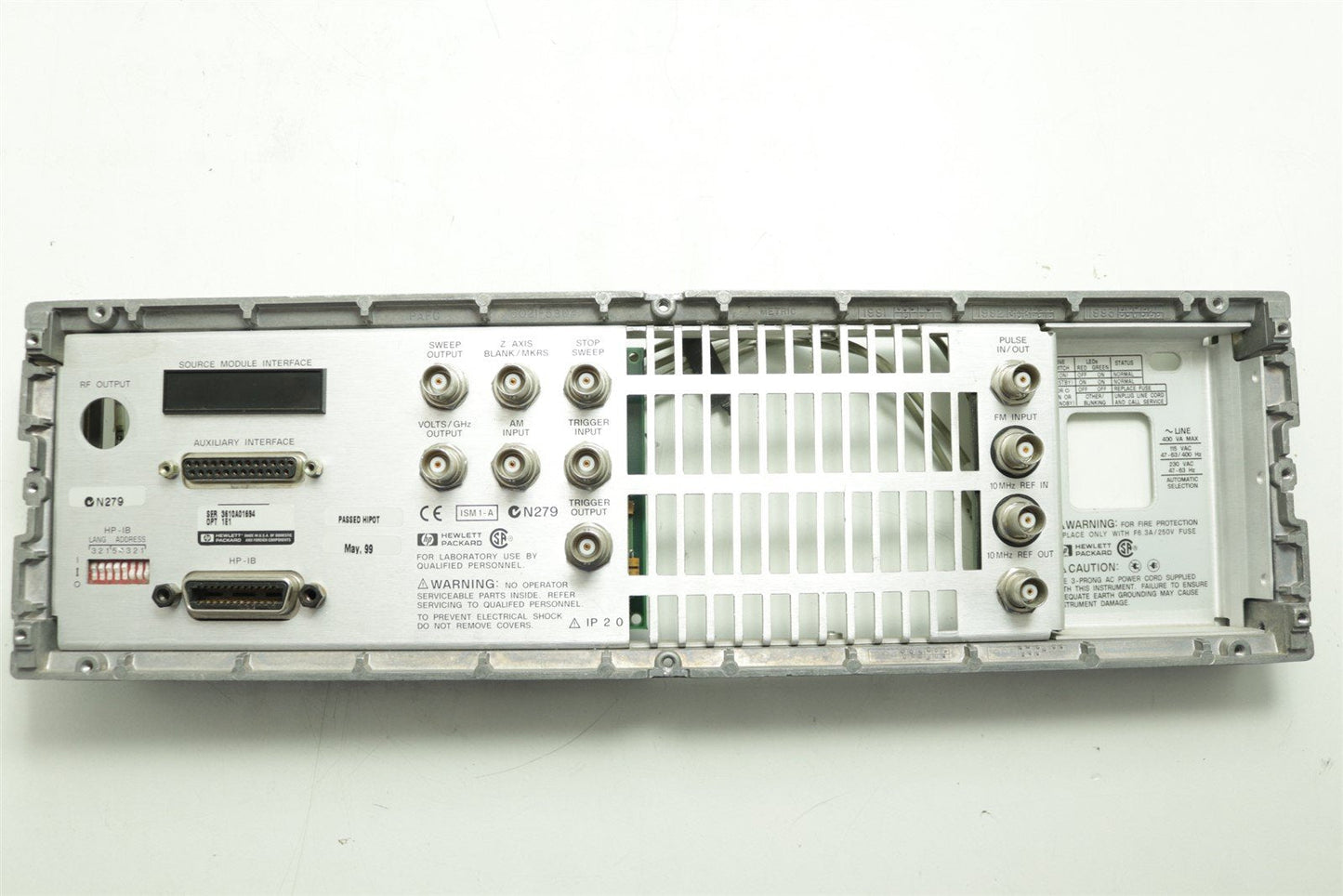 Agilent HP Back Panel For 83752A