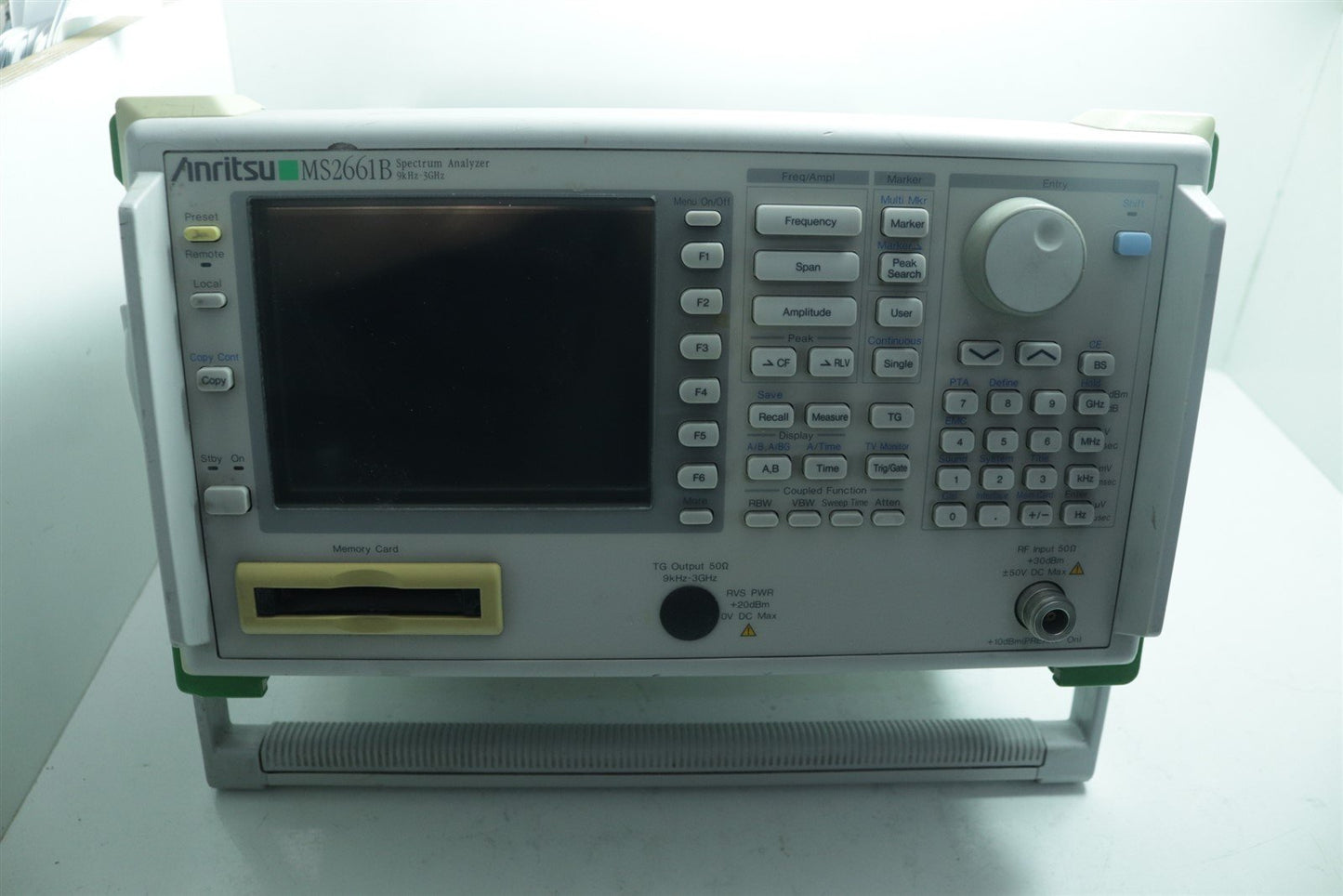 Anritsu MS2661B 9kHz-3GHz spectrum analyzer TESTED