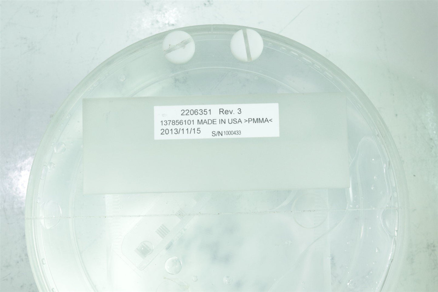 GE Imaging Phantom PMMA 2206351