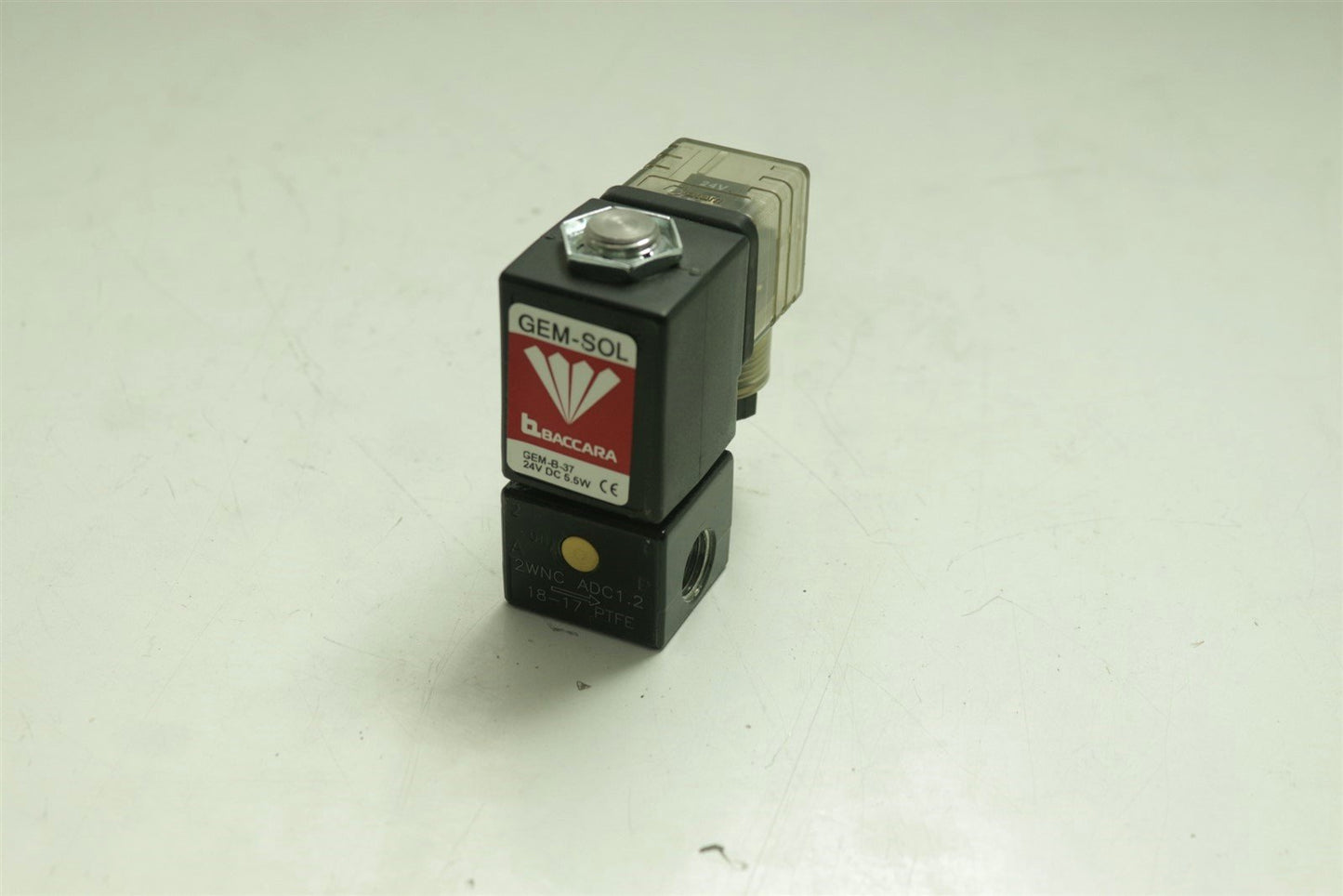 New Baccara Gem-Sol GEM-B-23 24V DC 5.5W Solenoid Valve