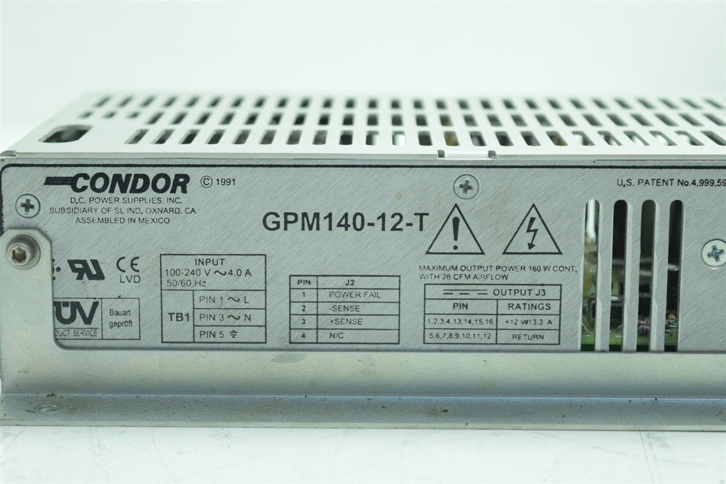 Condor GPM140-12-T Power Supply For Philips Brilliance 64 CT
