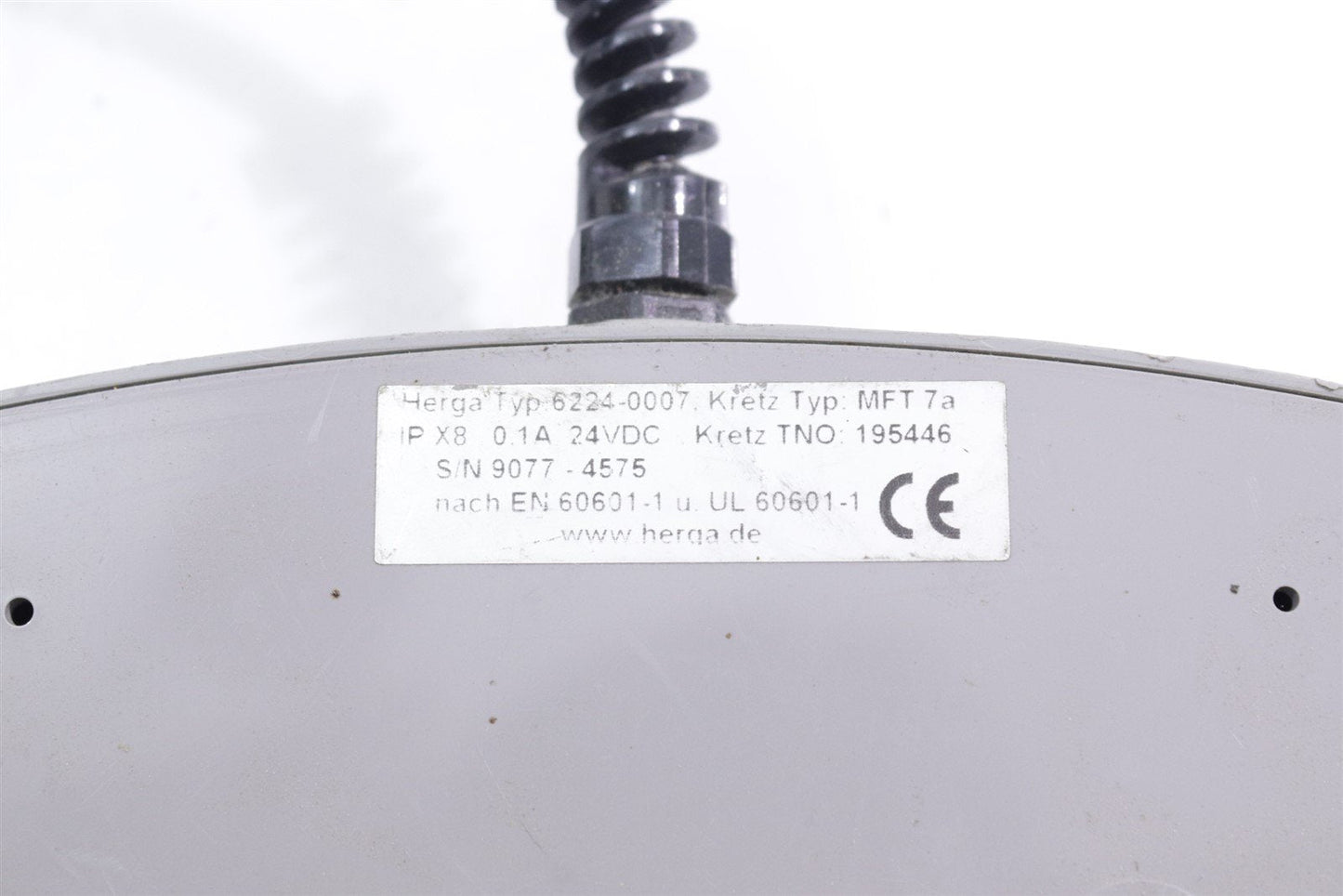 GE General Electric Voluson 730 Ultrasound Foot Switch Pedal Herga 6224-0007