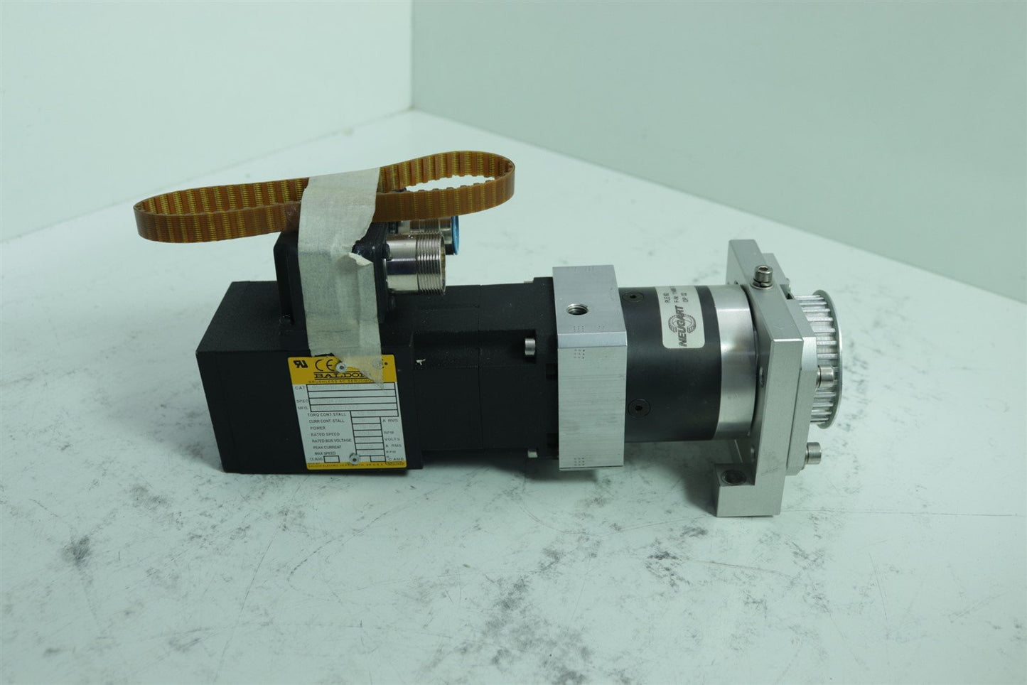 BALDOR Brushless AC Servomotor BSM50N-175AE + Neugart PLE60 Gear + leash and Belt sprocket