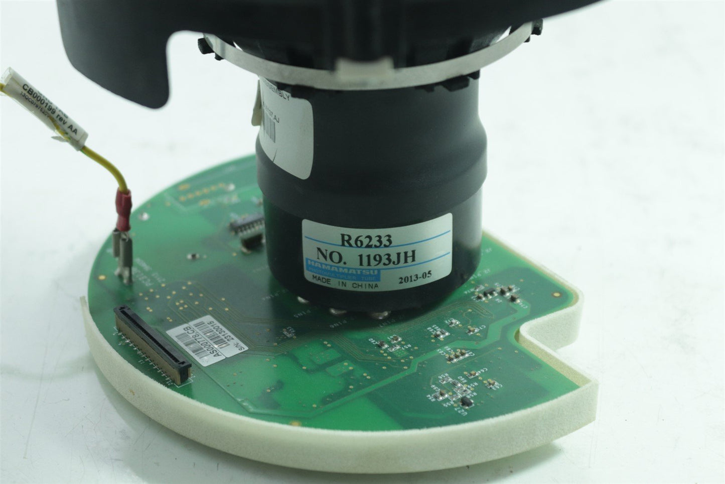 Hamamatsu R6233 PMT Photomultiplier Tube w/ Carestream VitaFlex Optical Head PCB