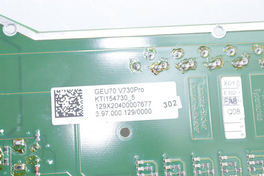 GE General Electric Voluson 730 Ultrasound GEU70 User Interface Board KTI154730