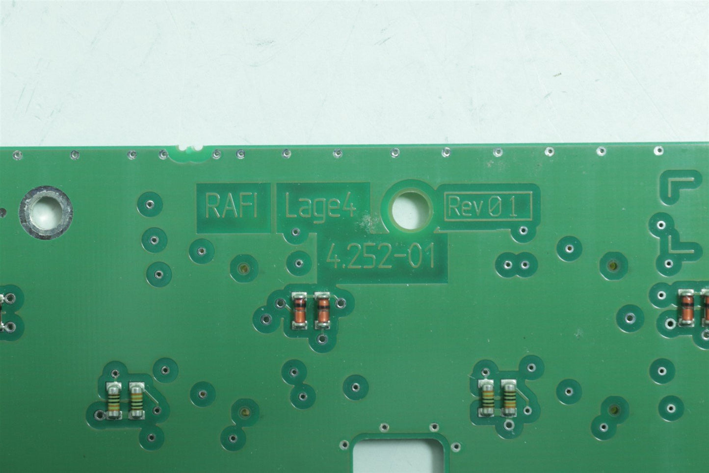 GE HealthCare Vivid S5/S6 Keyboard RAFI Lage4 4.252-01 Rev 01