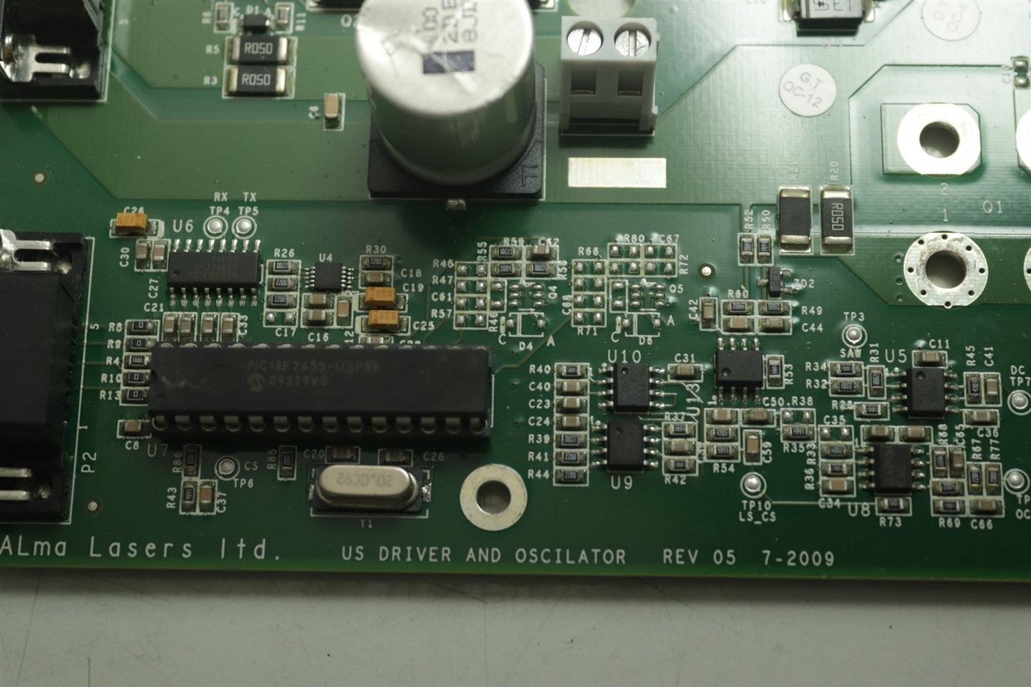 Alma Lasers US Driver and Oscillator PCB Board Card 09/41646