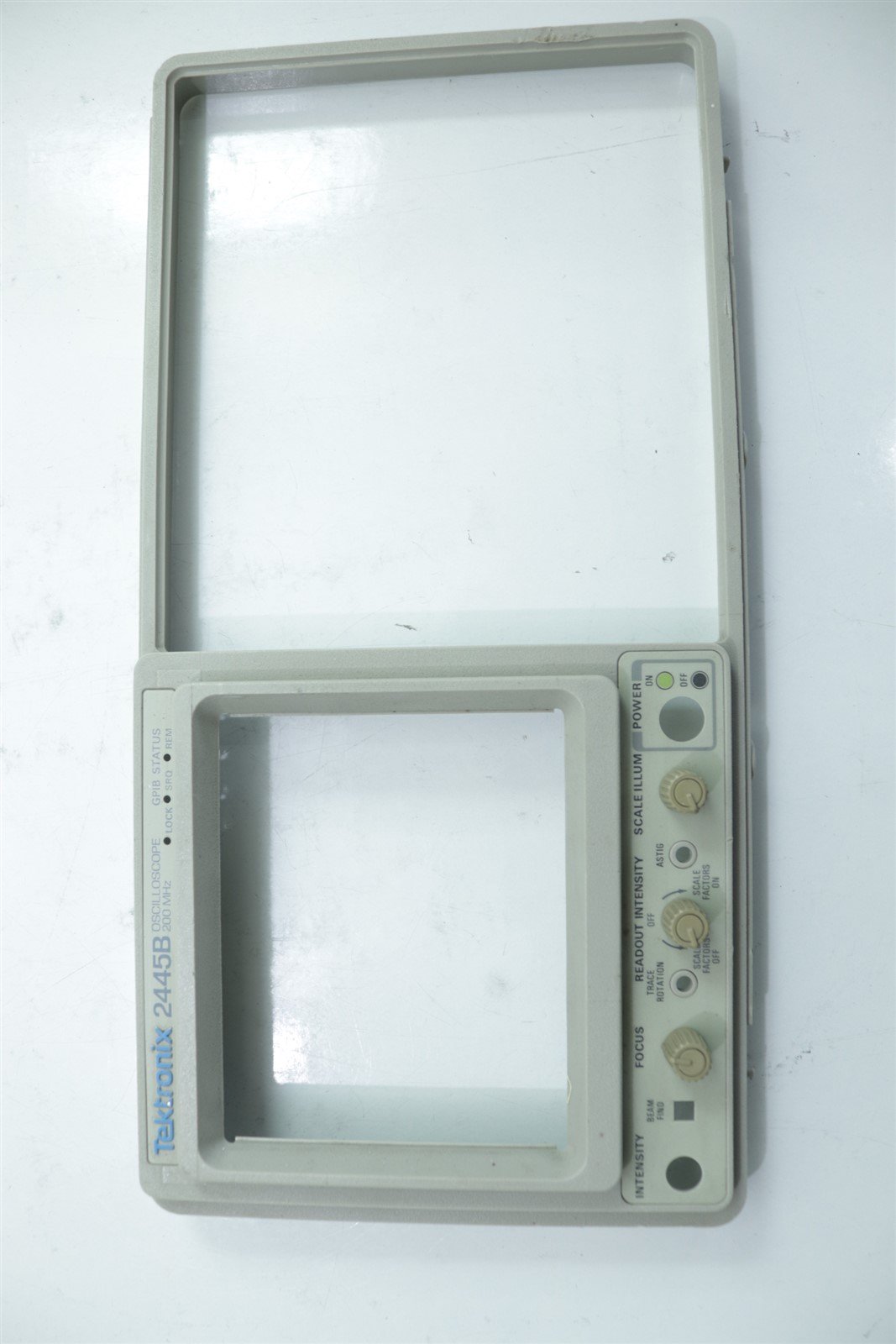 Tektronix 2445B Digital Oscilloscope 200MHz Front and Rear Plastic Cover