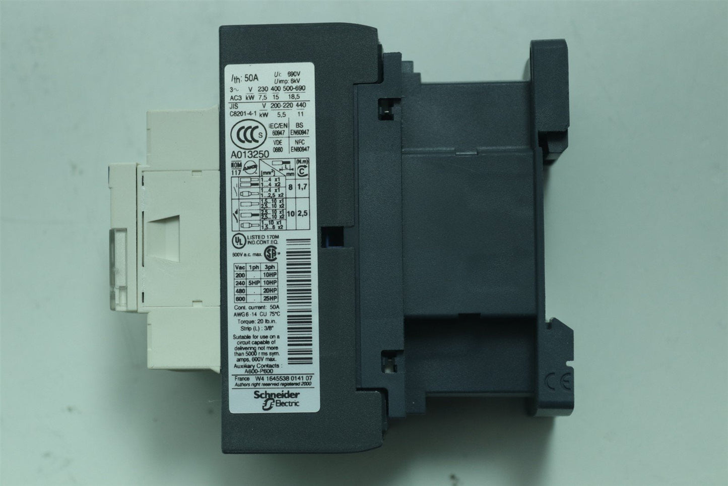 Schneider Electric Telemecanique Contactor LC1D32B7 NEW