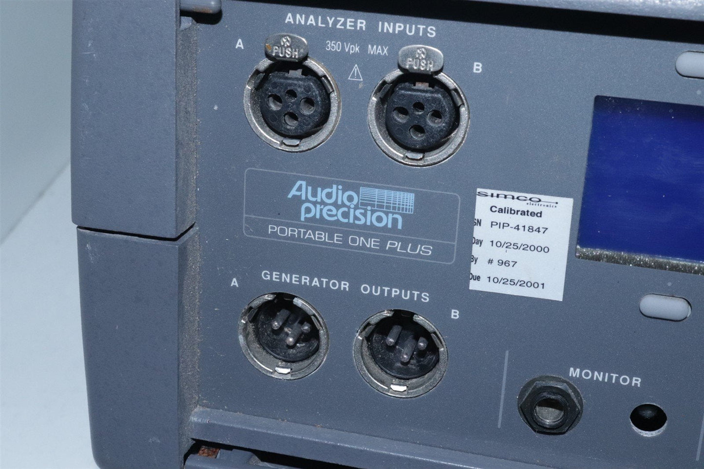 Audio Precision Portable One Plus Audio Analyzer P1P