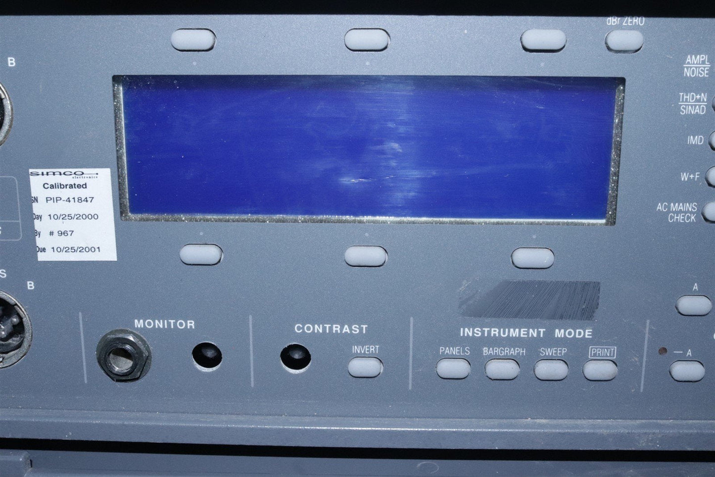 Audio Precision Portable One Plus Audio Analyzer P1P