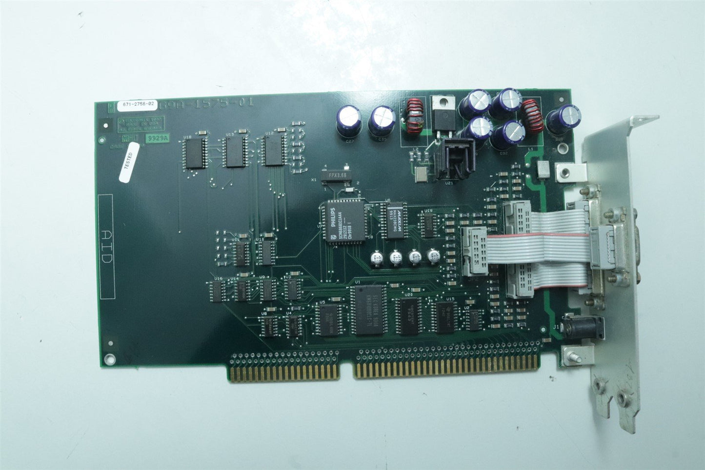 Tektronix TDS 430A Oscilloscope G9A-1575-01 Communication Board w/ LPT & RS232