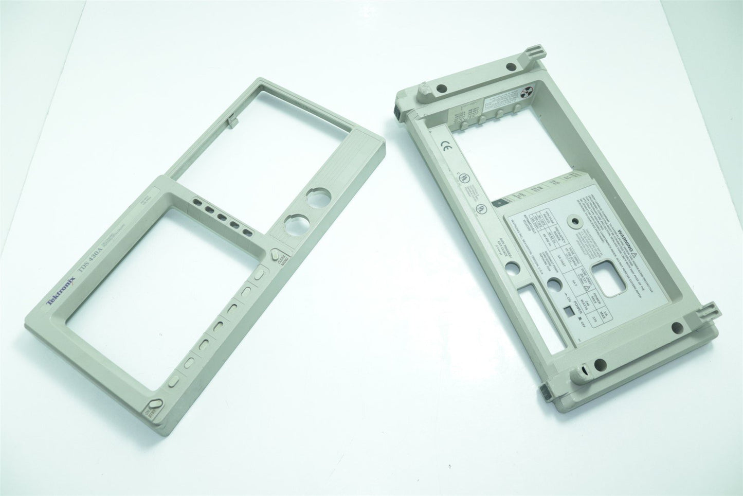 Tektronix TDS 430A Oscilloscope Front & Back Plastic Panels