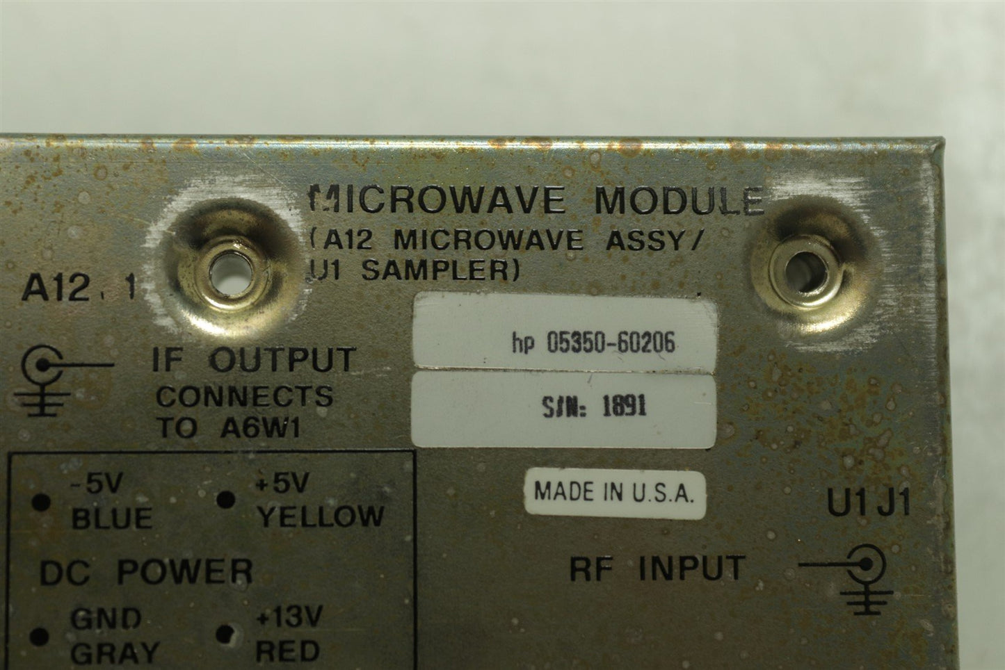 HP Microwave Module Sampler 05350-60206
