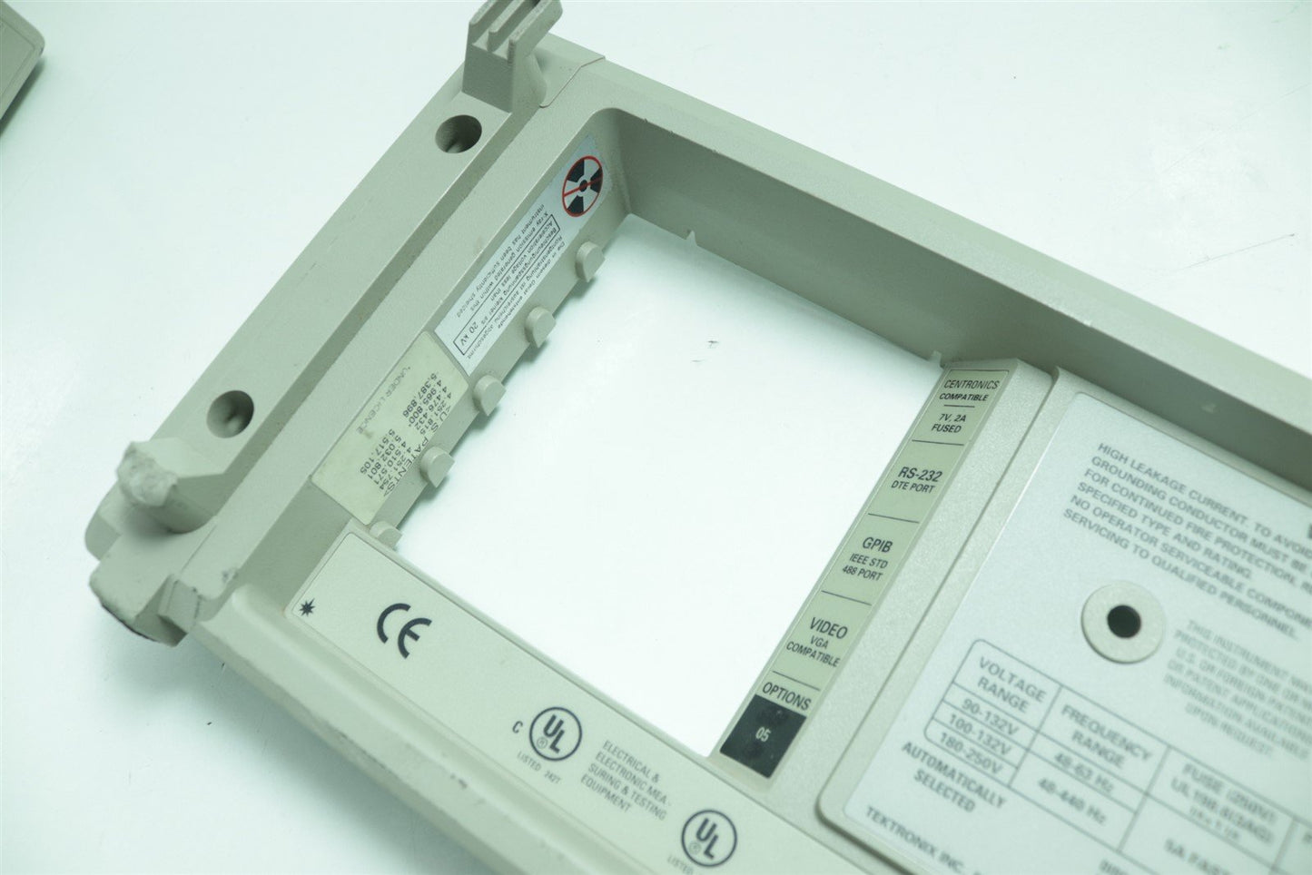 Tektronix TDS 430A Oscilloscope Front & Back Plastic Panels