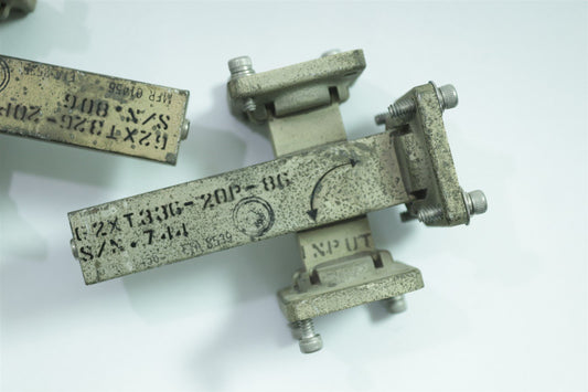 X2 Waveline 770-20 WR62 Directional Coupler 20dB Couling 62XT326-20P-86