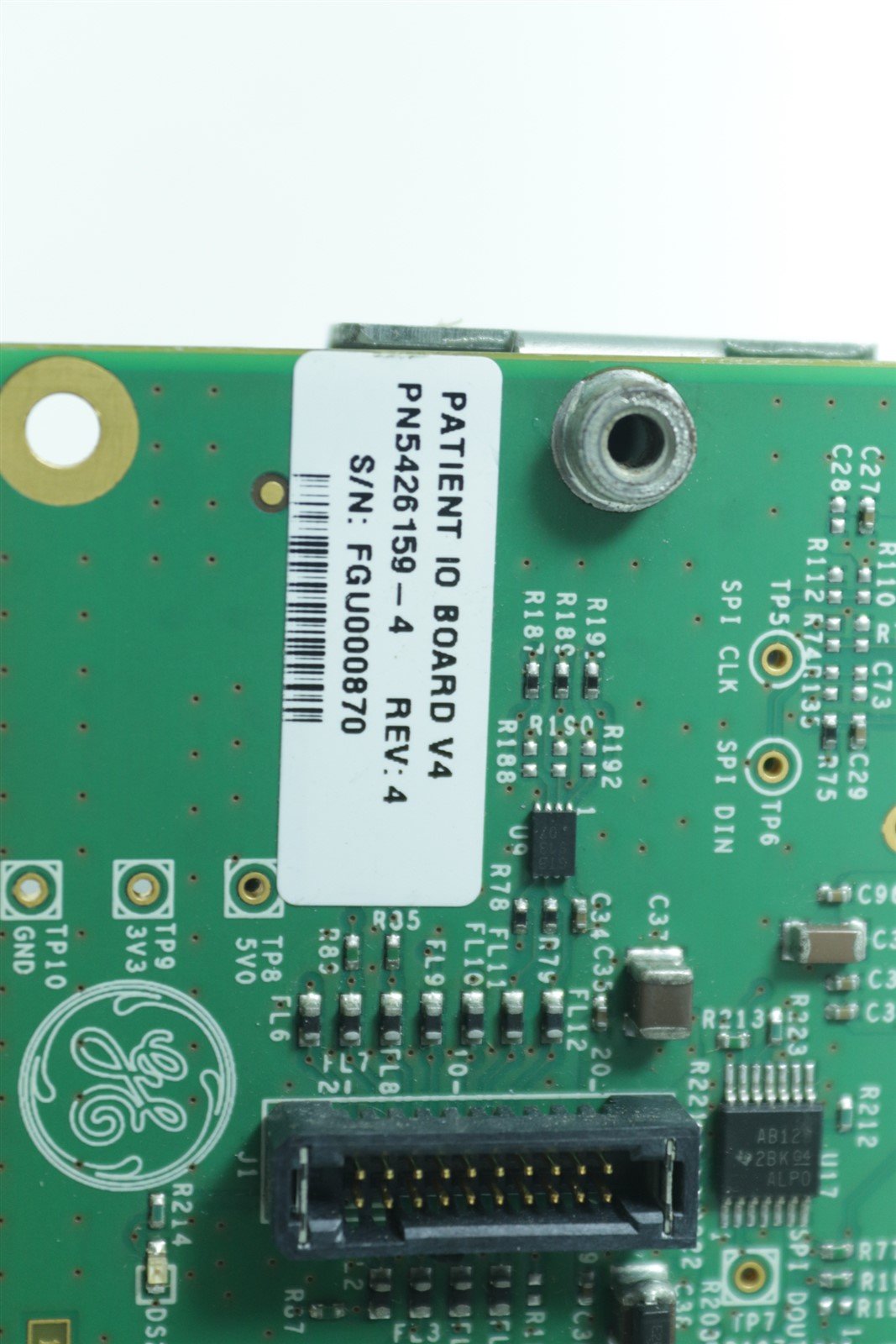 GE Healthcare ECG CARD Patient I/O BOARD V4 5426160-4 NOT TESTED