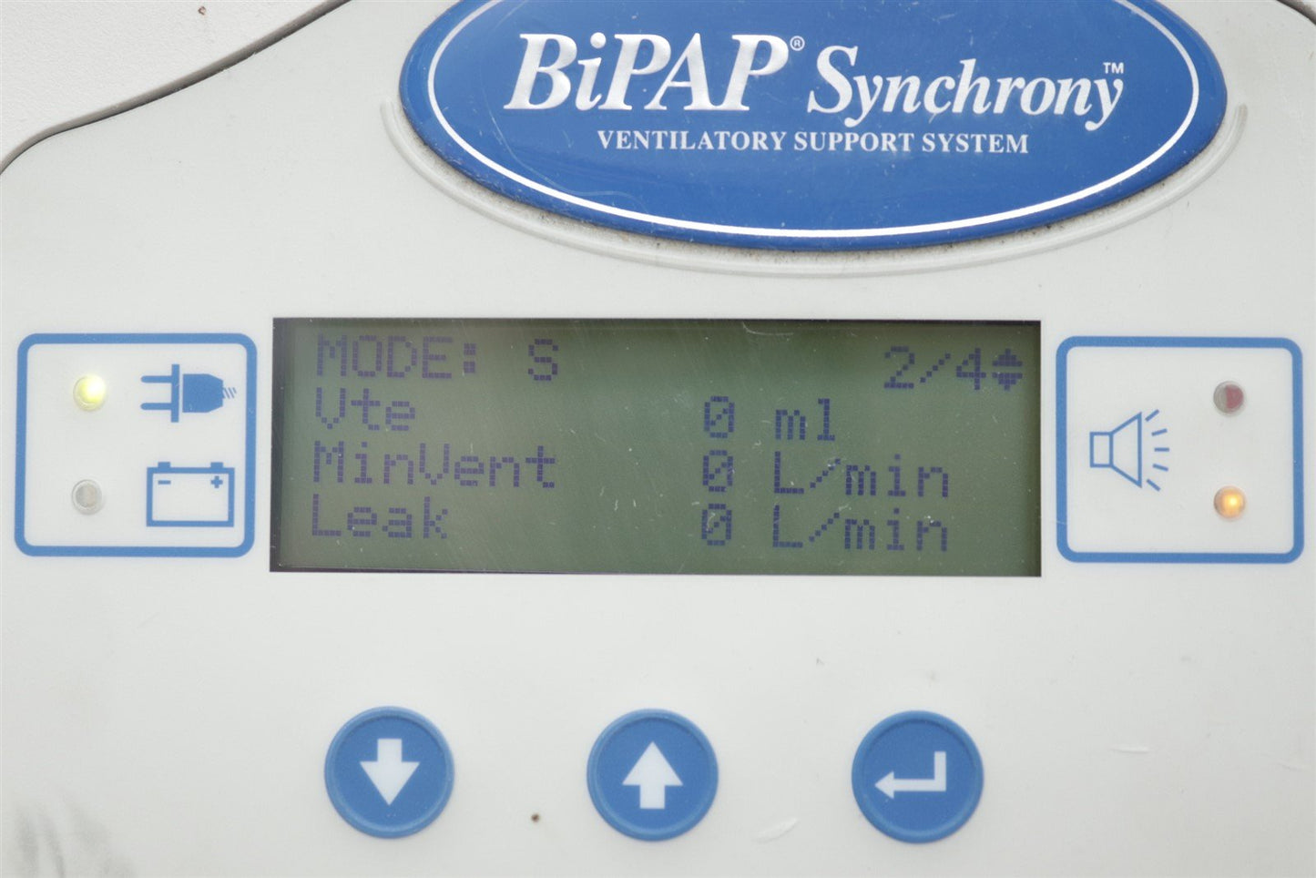 Respironics BiPAP Synchrony Ventilatory Support System 1010772