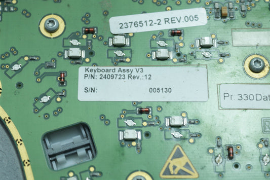 GE HealthCare Vivid I Keyboard Assy V3 Board + Keyboard 2409723