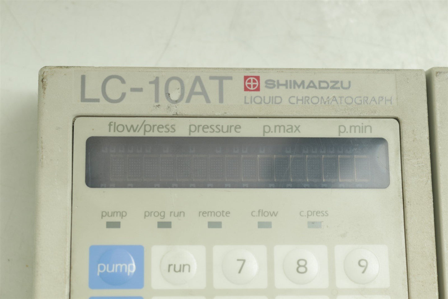 Shimadzu LC-10AT Front Panel + PCB 228-23022D ASSY 228-23024-91