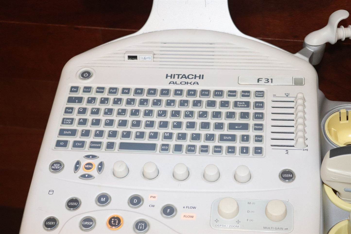 Hitachi Aloka Ultrasound F31 3 Probes Included