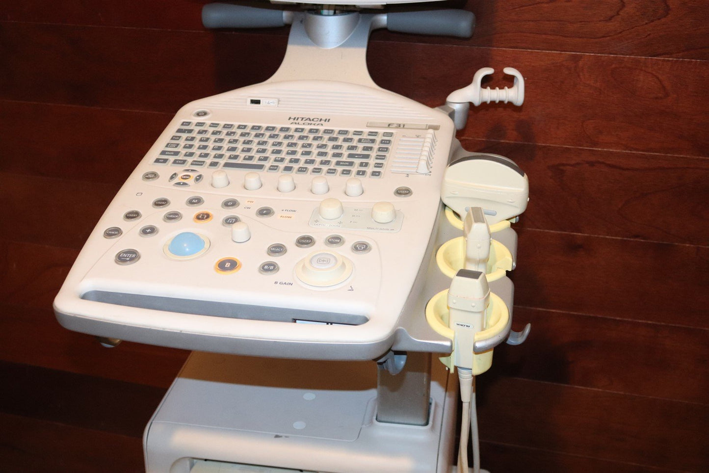 Hitachi Aloka Ultrasound F31 3 Probes Included