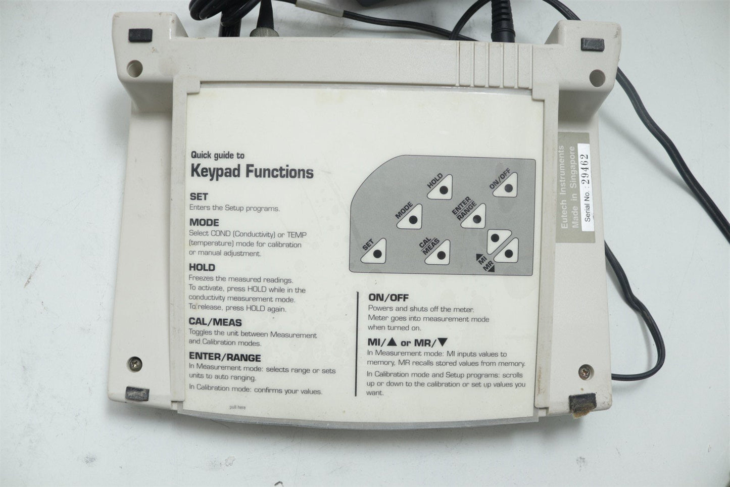Oakton Conductivity/TDS/C/F Meter Cyberscan CON 500