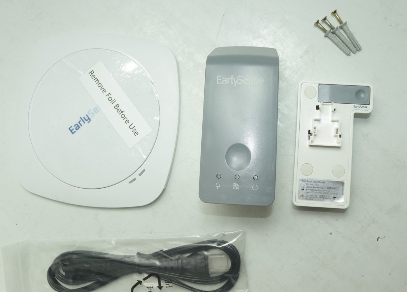 EarlySense Noomi Wellness Solution, Device + Cradle + Sensor