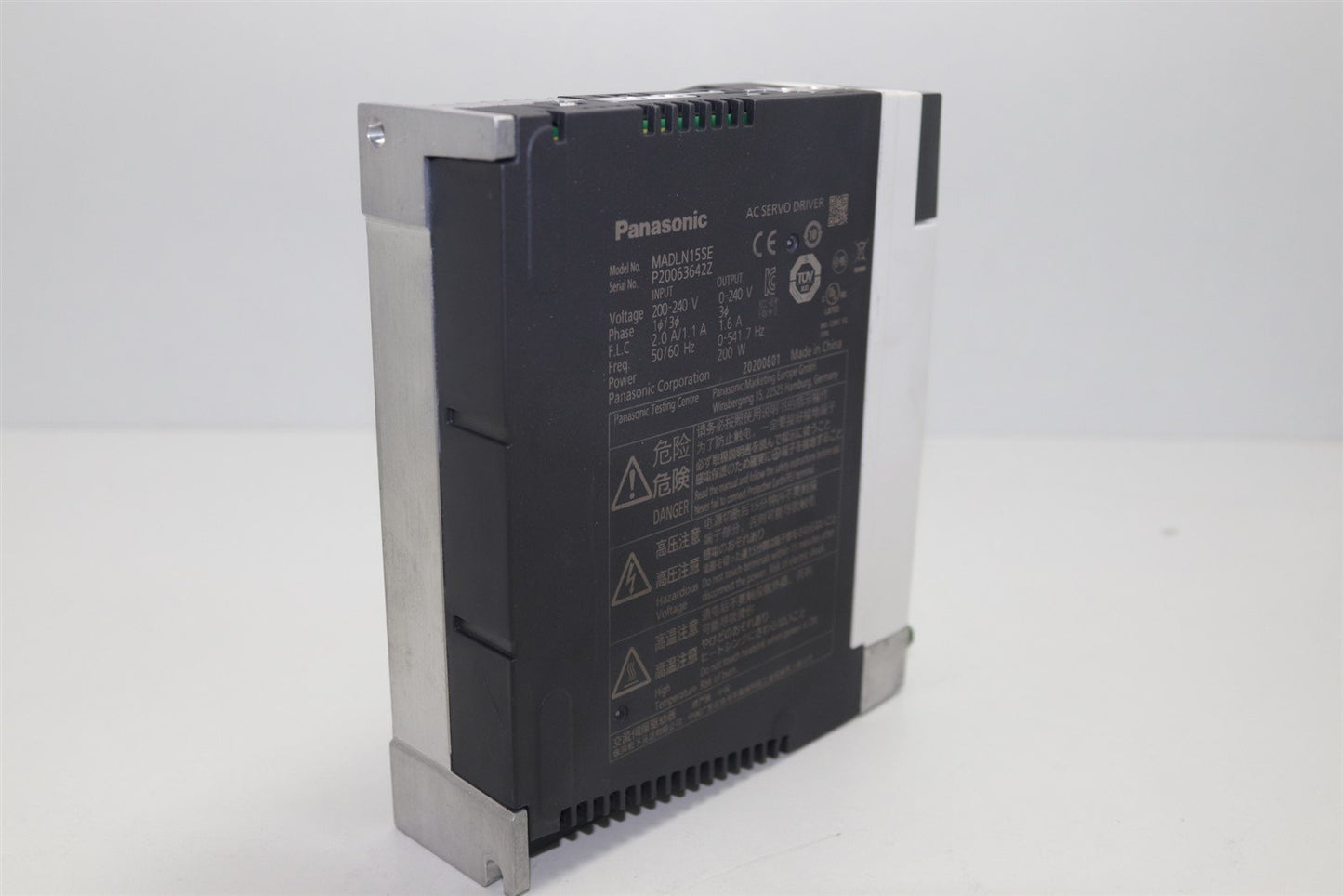 Panasonic AC Servo Drive 200W 3Φ 1.6A MADLN15SE