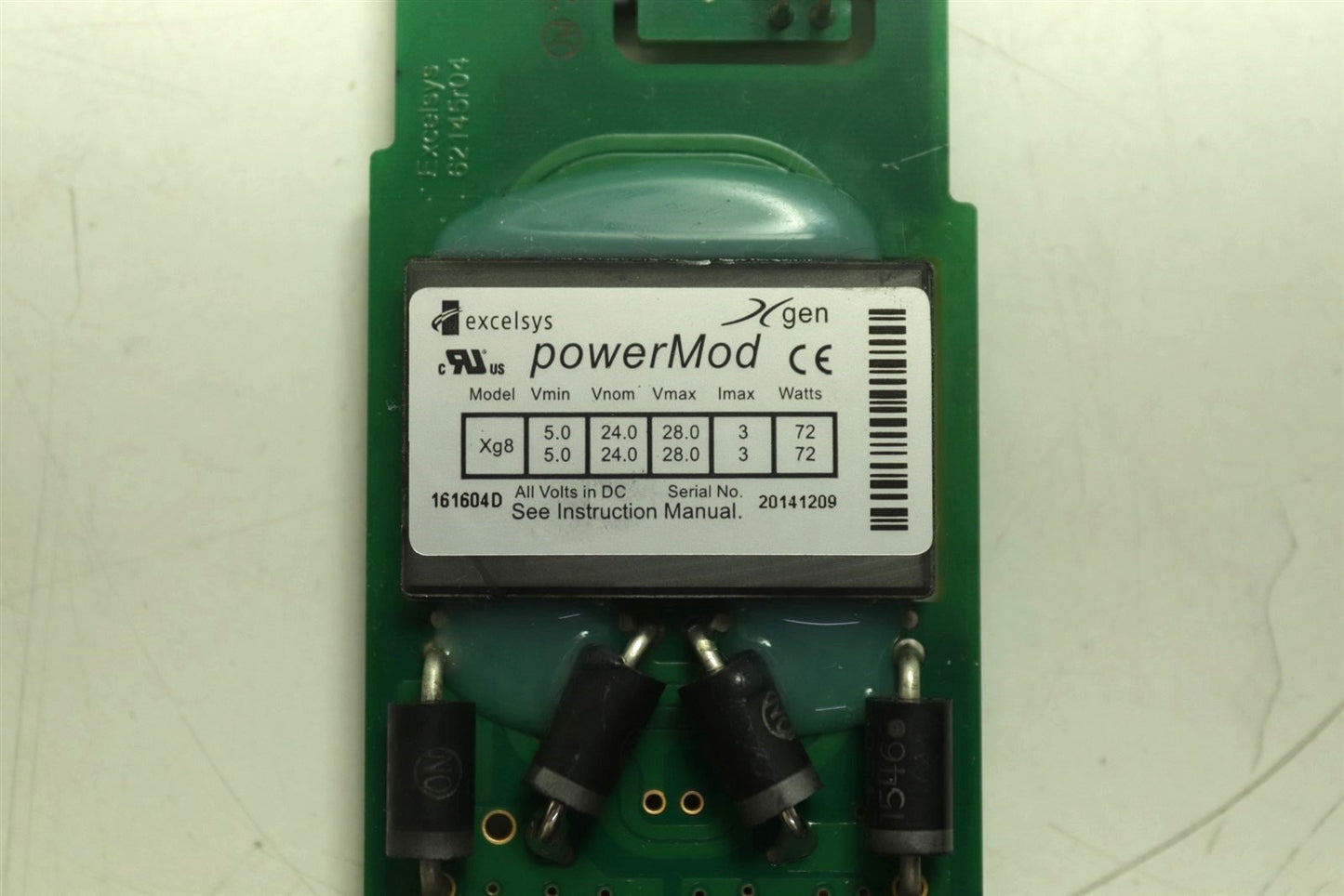 TESTED Excelsys PowerMod Xg5 Modular 48V 288W 28.0V-58.0V 6Amps