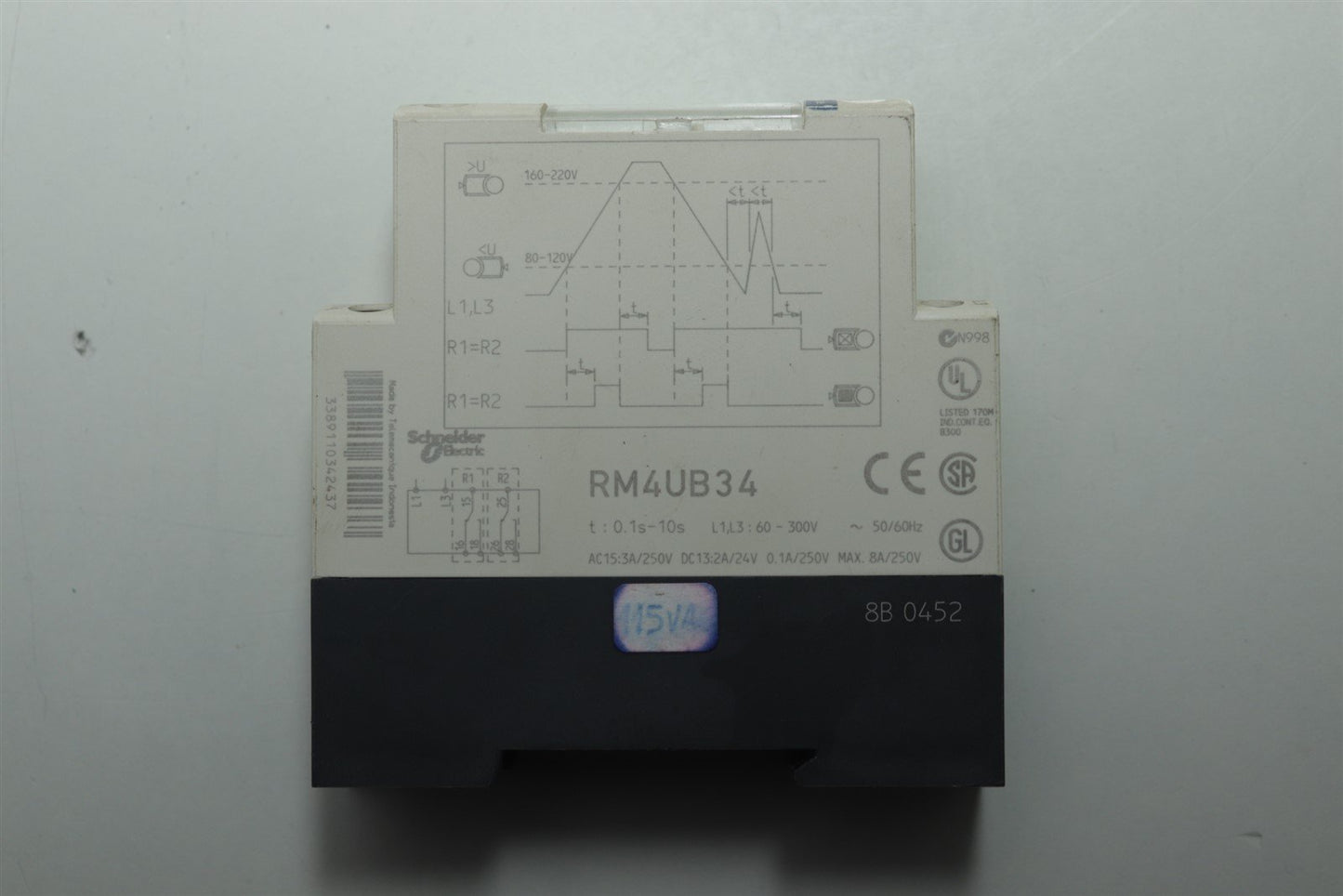 Telemecanique Single-Phase Control Relay RM4UB34