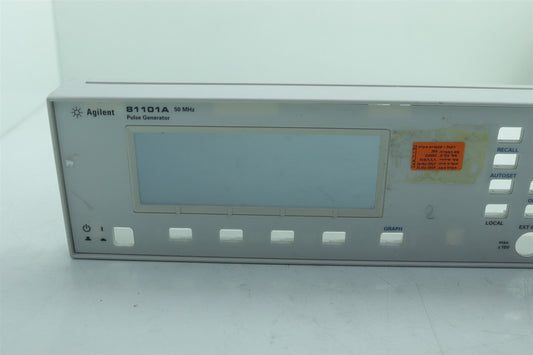 Agilent 81110A Front Panel 165/330MHz