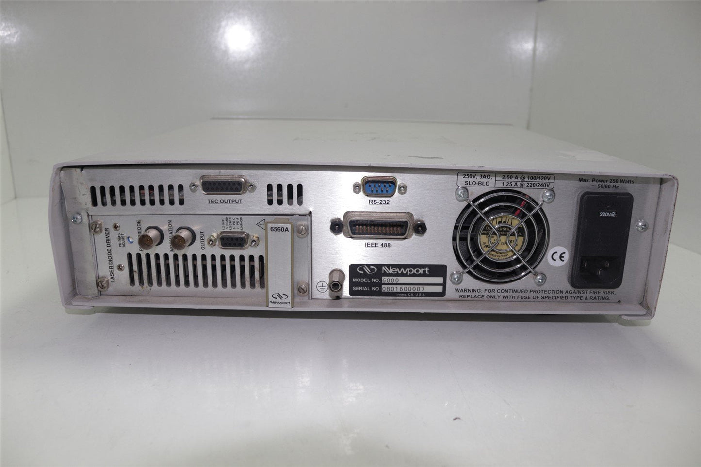 Newport Model 6000 Laser Diode Controller 6505 driver