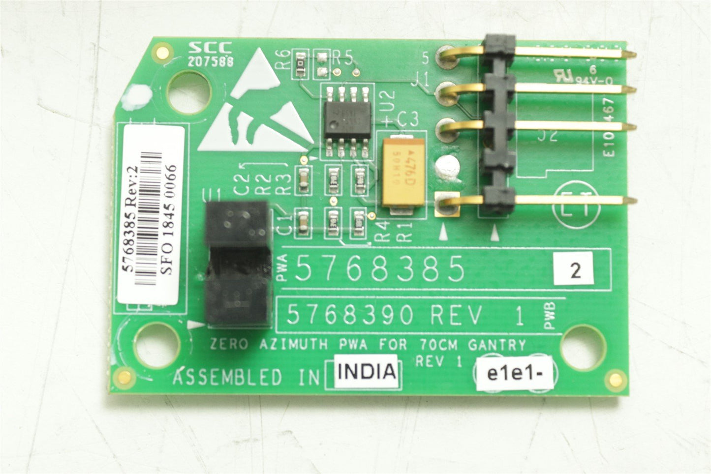 GE LightSpeed CT Optical Sensor Card Assy 5768385