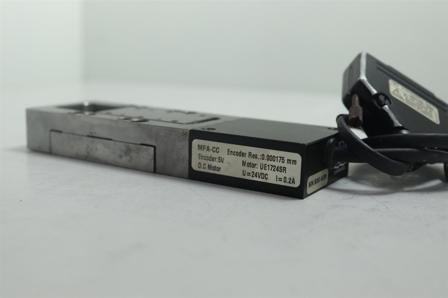 Used Fully Tetsted Newport Motorized Linear Stage Encoder MFA-CC Z865A UE1724SR