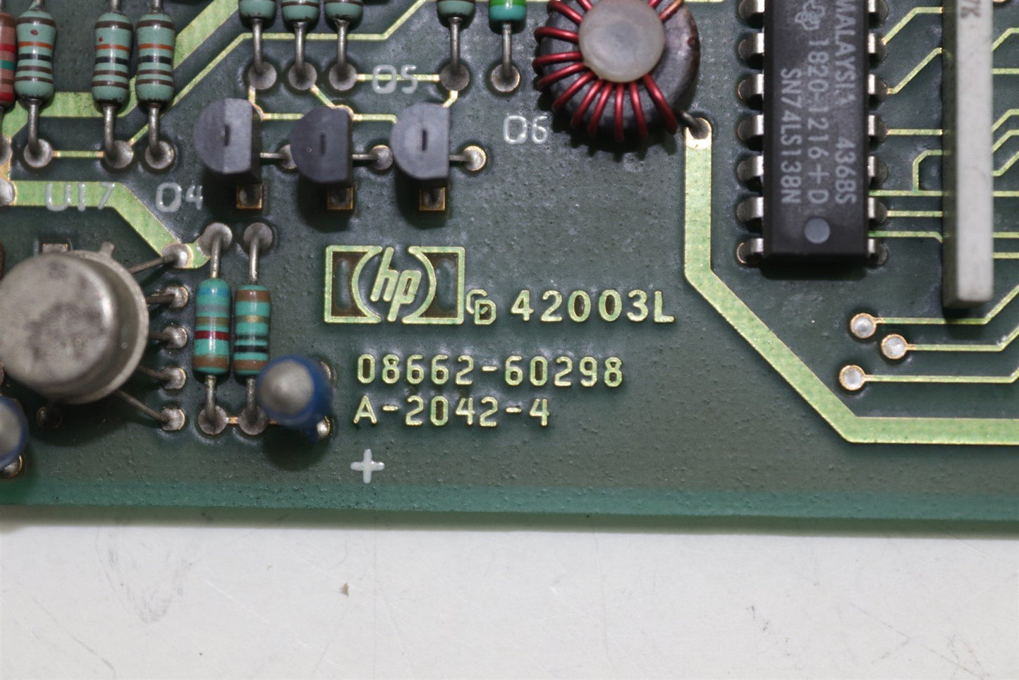 HP/Agilent 8662A Synthesized Signal Generator 08662-60298 RAM/ROM Card