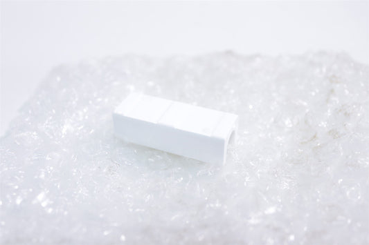 Alma Lasers White Ceramic Laser Reflector Cavity 4x1.5x1.2 cm