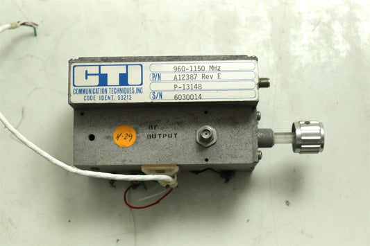CTI P-13148 RF Amplifier A12387 Rev E 960-1150 MHz