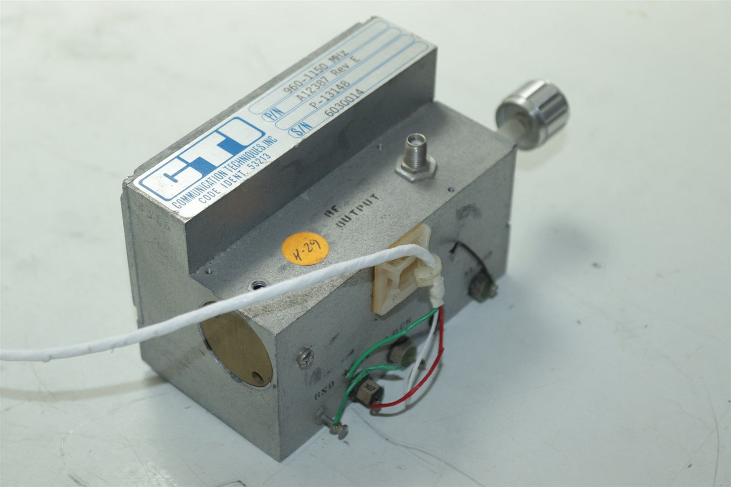 CTI P-13148 RF Amplifier A12387 Rev E 960-1150 MHz