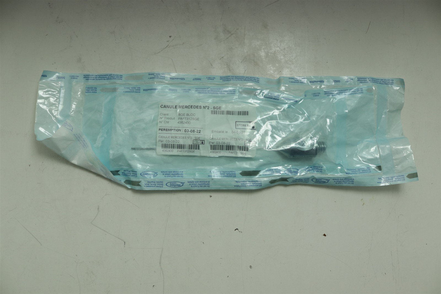 Canule Cannula Mercedes N°2 - SGE 03-08-22