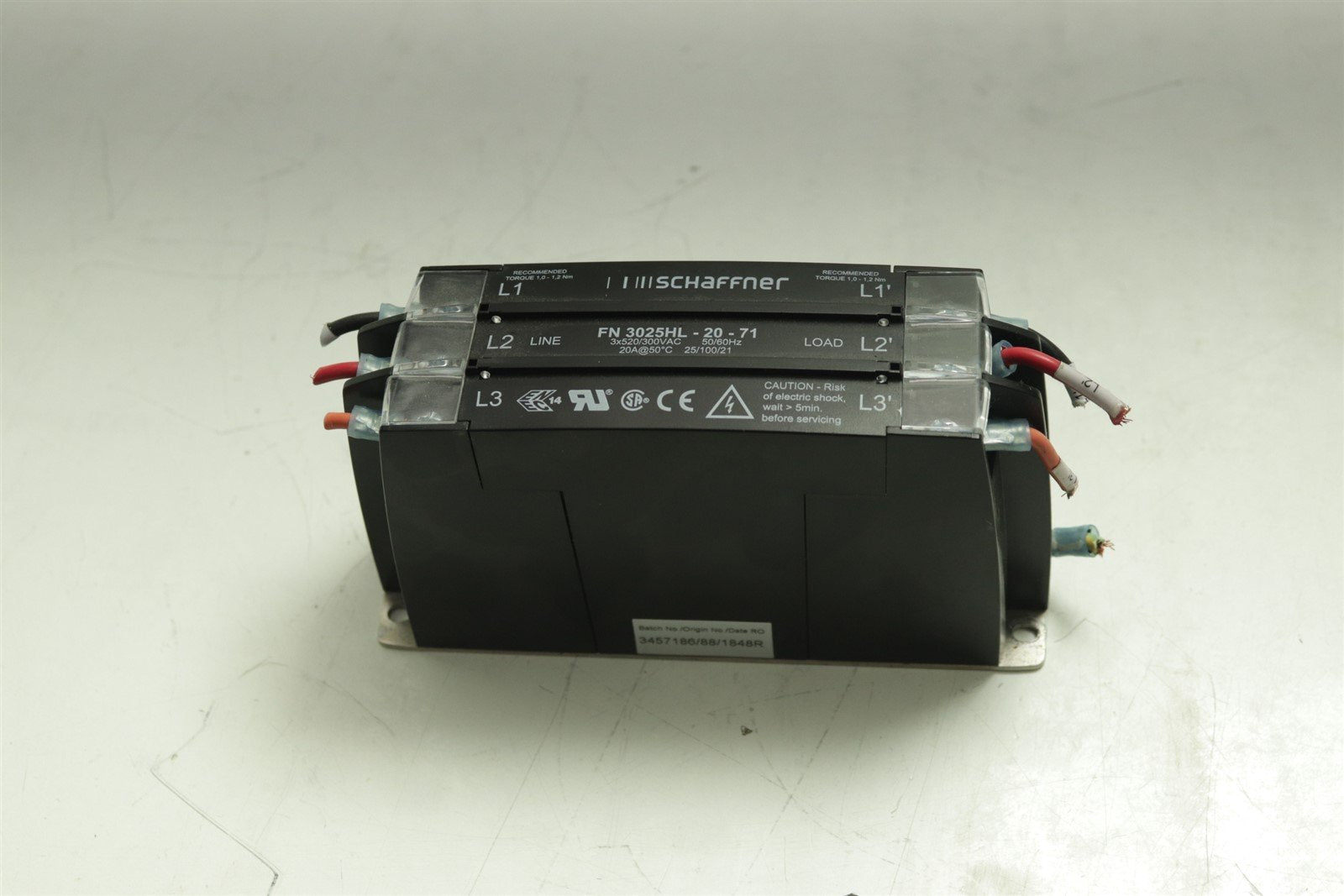 Schaffner FN3400-8-29 Filtro linea di alimentazione trifase Schaffner FN3400-8-29 Filtro linea di alimentazione trifase