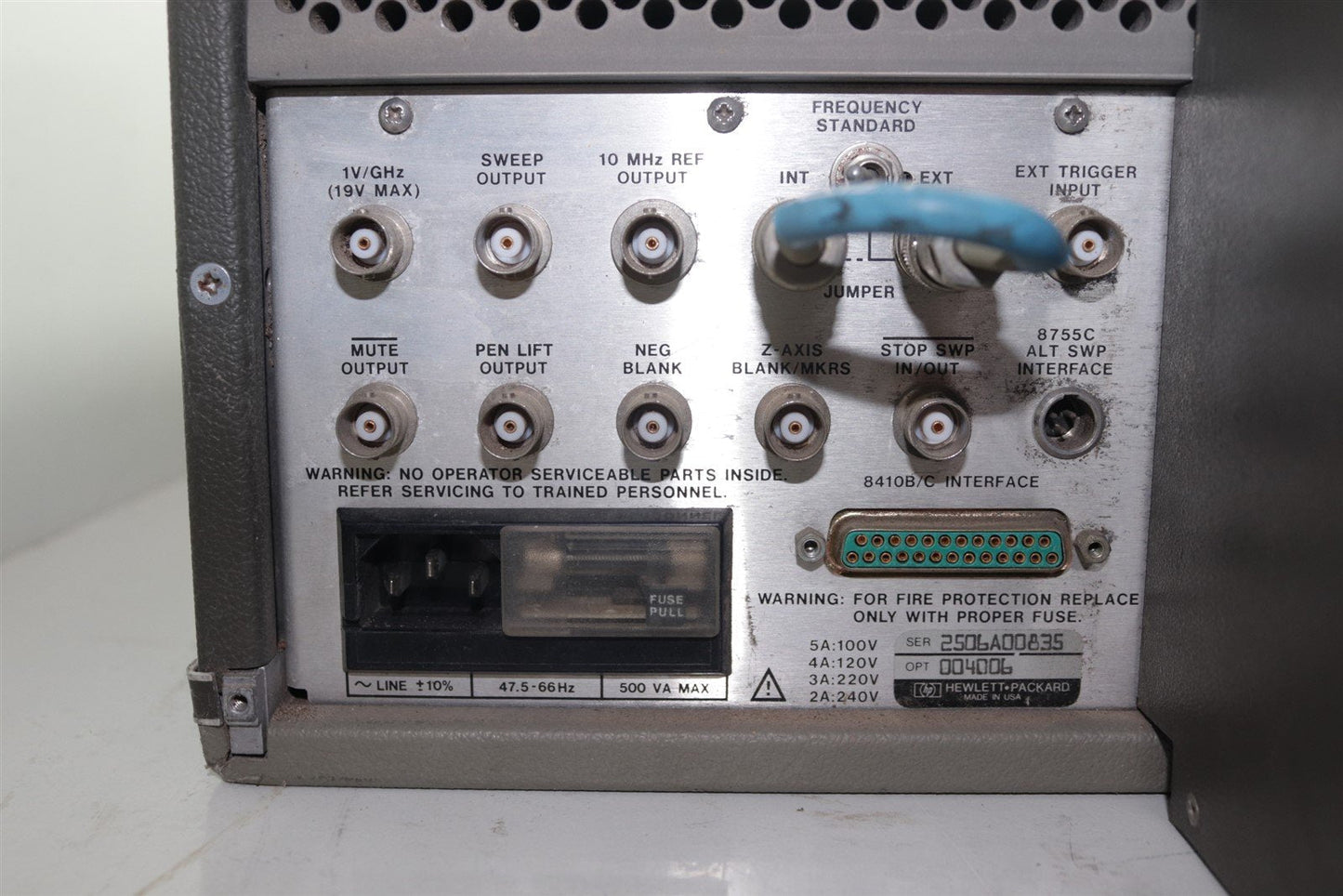 HP 8340A Synthesized Sweeper 10 MHz - 26.5 GHz TESTED