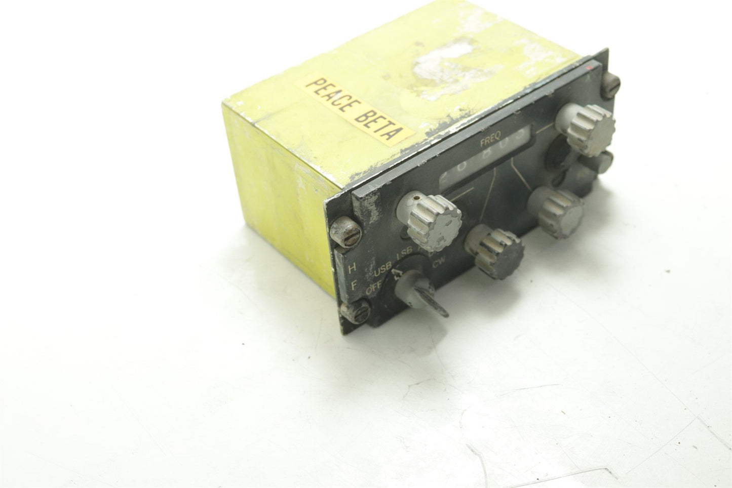 Aircraft Collins Radio Company HF Freq 714E-3D Radio Control Panel
