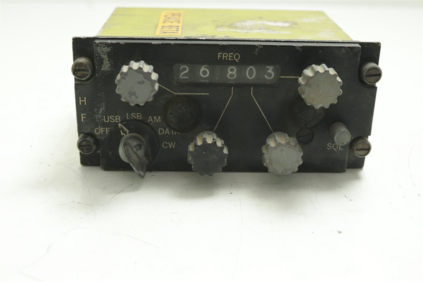 Aircraft Collins Radio Company HF Freq 714E-3D Radio Control Panel